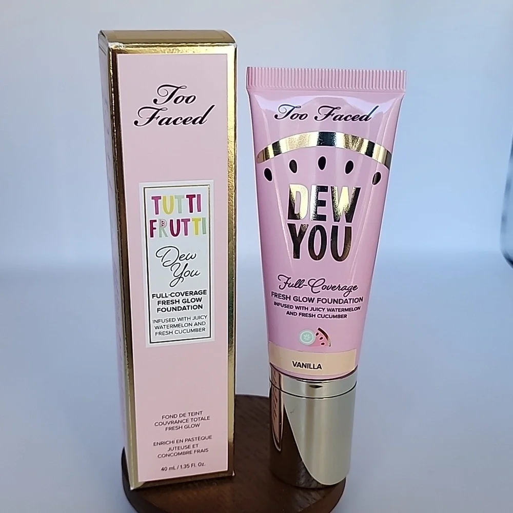 Too Faced Tutti Frutti Dew You Full Coverage Fresh Glow Foundation - Van…